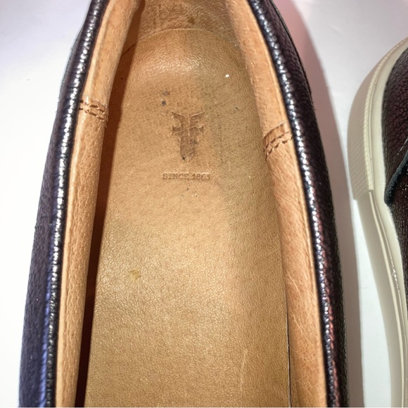 FRYE Women’s Slip On Pewter Size 7 Sneakers Shoes - Picture 10 of 12